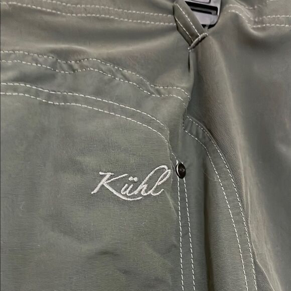 Kuhl Green Convertible Gorpcore Outdoor Pants Hiking Casual - Picture 6 of 15